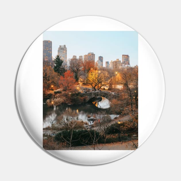 Central Park Sunset Pin by igjustin