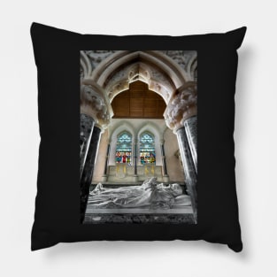 Tomb- In The Church of St Mary the Virgin, Studley Royal Pillow