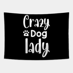 Crazy Dog Lady Tapestry