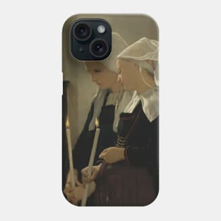 Le Voeu A Sainte-Anne-D'auray by William-Adolphe Bouguereau Phone Case