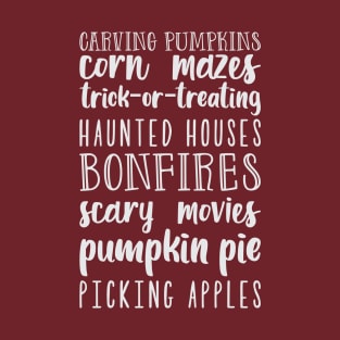 Fun Fall Things T-Shirt