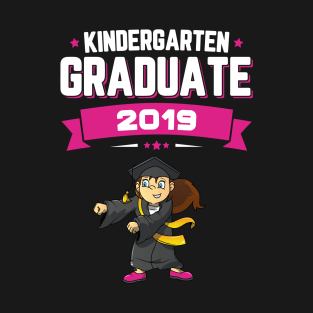 Flossing Kindergarten Graduate Class Of 2019 Girls T-Shirt