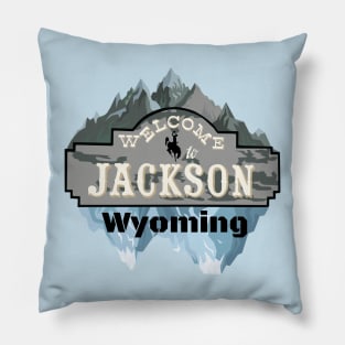 The Jackson Hole Exclusive Wyoming Snow Lovers Pillow