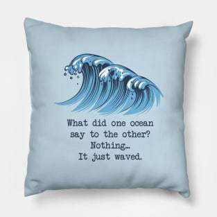 Ocean and power Pillow