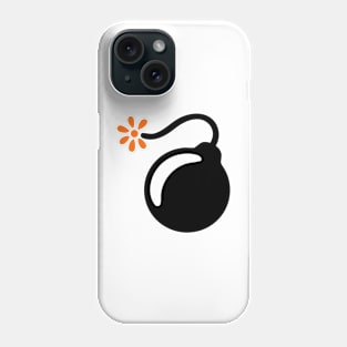 Black Bomb Emoticon Phone Case