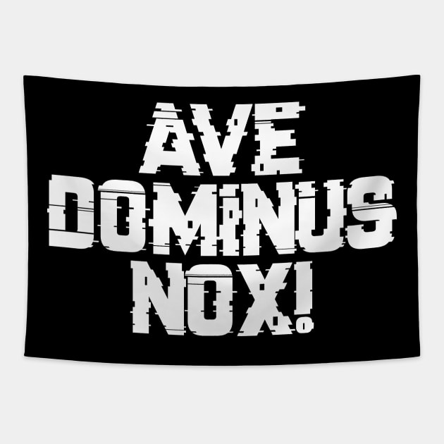 Ave Dominus Nox - Marines Battle Cry Tapestry by gam1ngguy