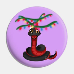 Snake Crowley Christmas lights Pin