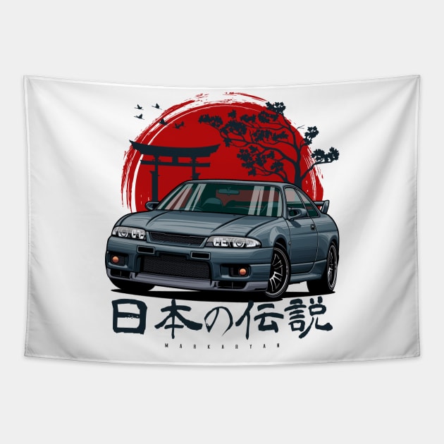 Skyline R33 GTR Tapestry by Markaryan