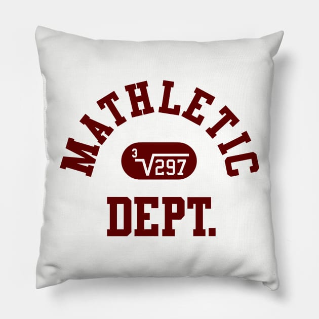 MATHLETIC DEPT. - 3.0 Pillow by ROBZILLA