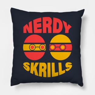 KITE Yellow & Red Nerdy Skrills Printed Pillow