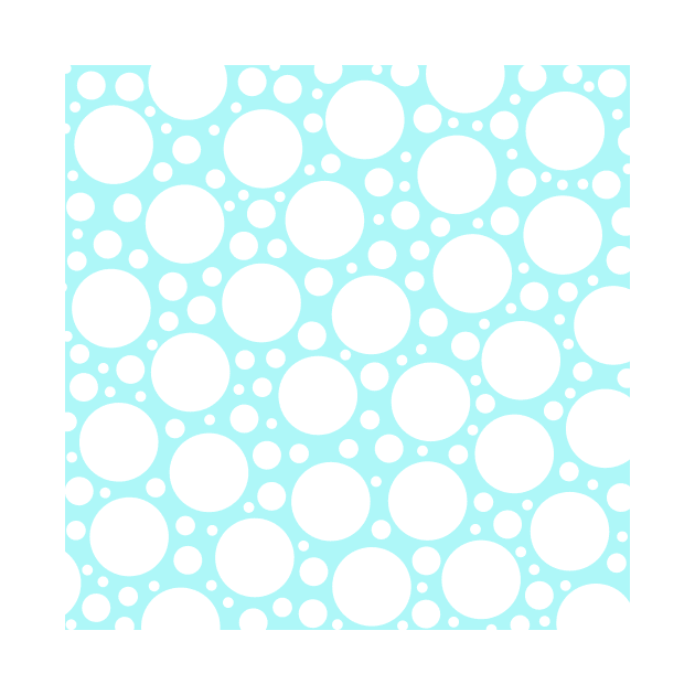 Polka Dots Pastel Blue & White by Whoopsidoodle