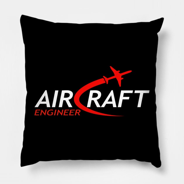 aircraft engineer aerospace engineering funny idea Pillow by PrisDesign99