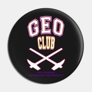 GEO Club skull and bones Pin