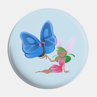 Fluttery Friend Pin