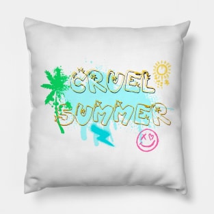 Cruel summer in graffiti Pillow