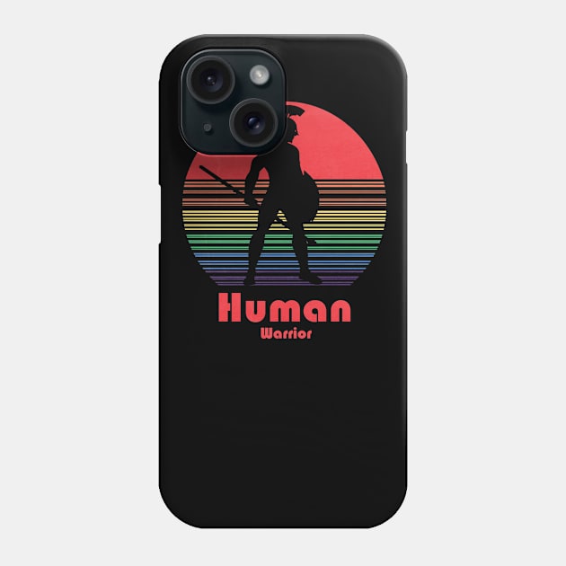 Human Warrior LGBT T-shirt Gay and Lesbian Pride Phone Case by Jakavonis