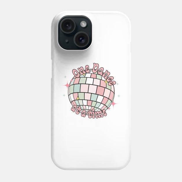 One Dance At A Time Retro Disco Ball ODAAT Phone Case by SOS@ddicted