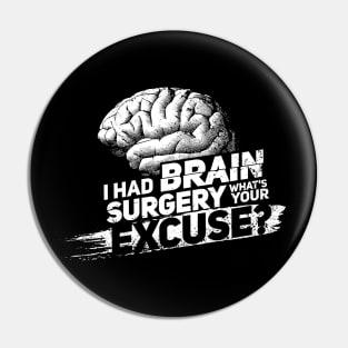 Proud Brain Surgery Survivor Pin