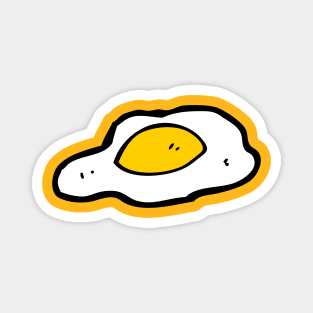 Bright Sunny Side Up Egg Illustration Magnet