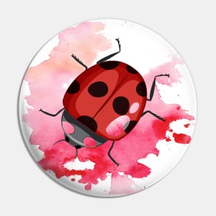 Reddy the ladybird Pin