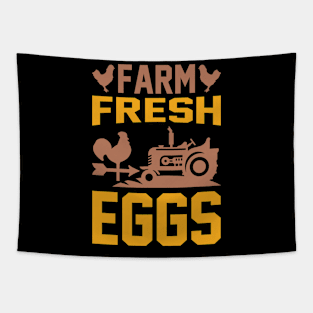 Farm Fresh Eggs T Shirt For Women Men Tapestry