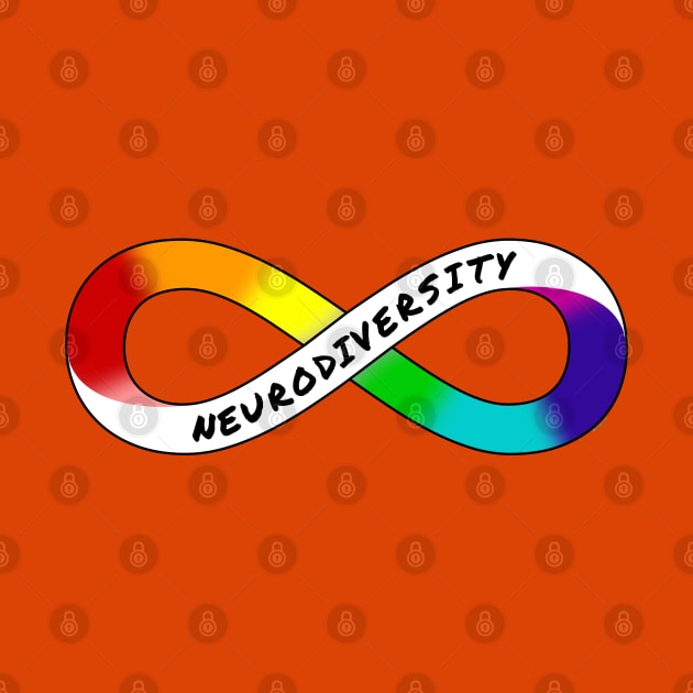 Neurodiversity - Rainbow Infinity Symbol for Neurodivergent Actually Autistic Pride Asperger's Autism ASD Acceptance & Appreciation by bystander