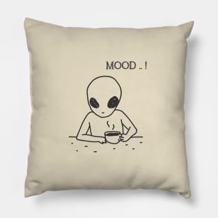 tired alien Pillow