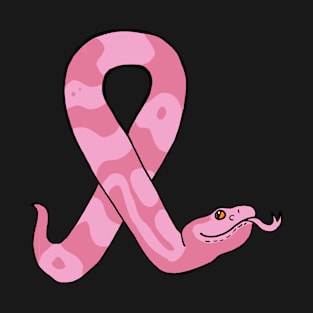 Pink Ribbon Copperhead Snake T-Shirt