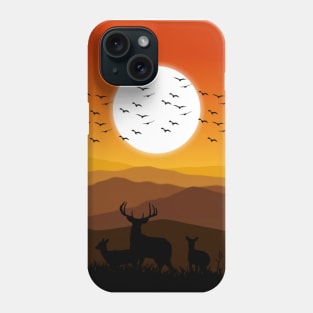 Natural morning moment Landscape vactor Art Phone Case