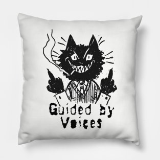 guided by voices and the bad cat Pillow