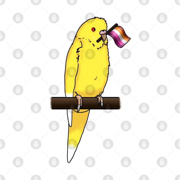 Lesbian Pride Budgie by Toribit