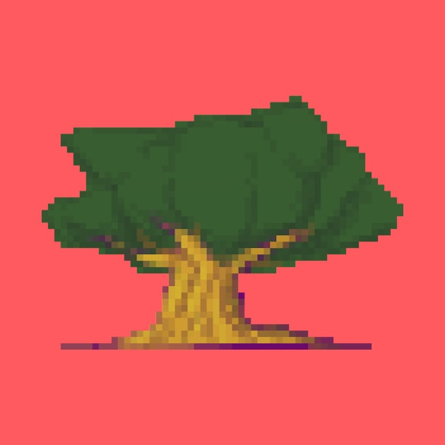 Pixelart Tree by montanhaflorida