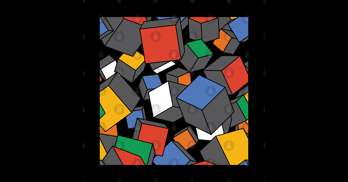 Rubiks Cube Explosion Rubiks Cube Sticker TeePublic