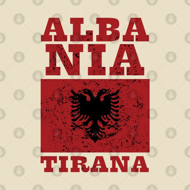 Flag of Albania by KewaleeTee