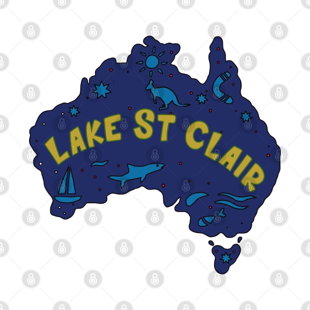 AUSSIE MAP LAKE SAINT CLAIR by elsa-HD