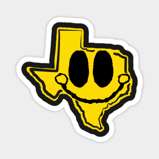 Texas Happy Face Magnet