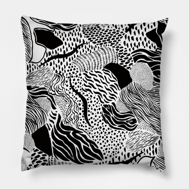 Magic Patterns Pillow by DomTsoi