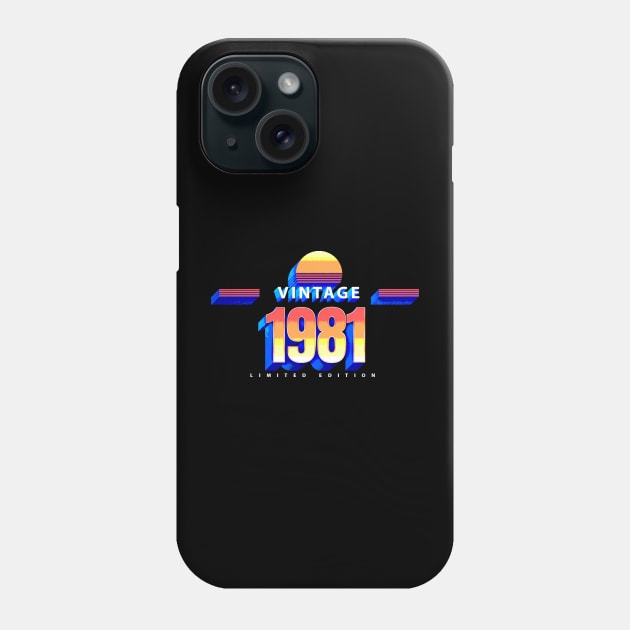 1981 Limited Edition Phone Case by Mollie