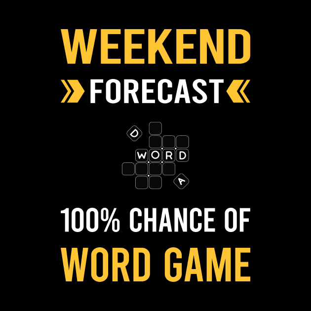 Weekend Forecast Word Games by Good Day