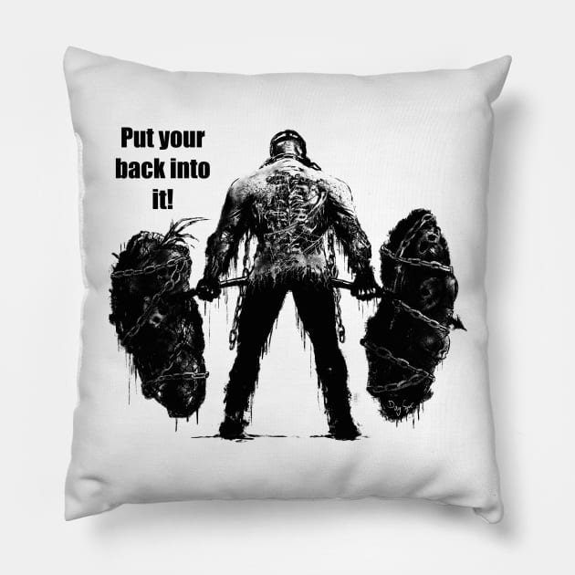 Workout Jason Pillow by DougSQ