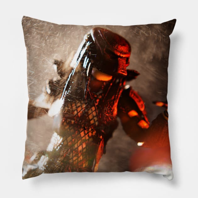 City Hunter Grab Pillow by Mikes Monsters