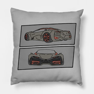 beast sport car Pillow