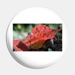 Autumn Mushroom Pin