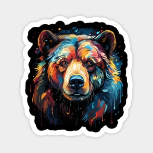 Grizzly Bear Rainbow Magnet