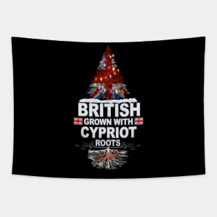 British Grown With Cypriot Roots - Gift for Cypriot With Roots From Cyprus Tapestry