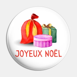 French Christmas Gift France Joyeux Noel Pin