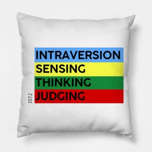 ISTJ - MBTI 16 personalities test Pillow