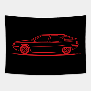 Citroen BX Red Tapestry