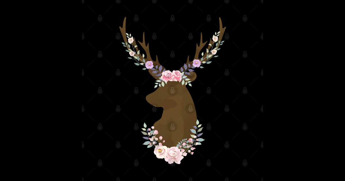 Deer Deer Sticker TeePublic