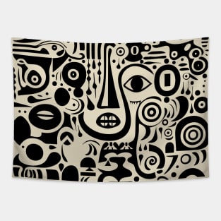 Pop Art Abstract Tapestry